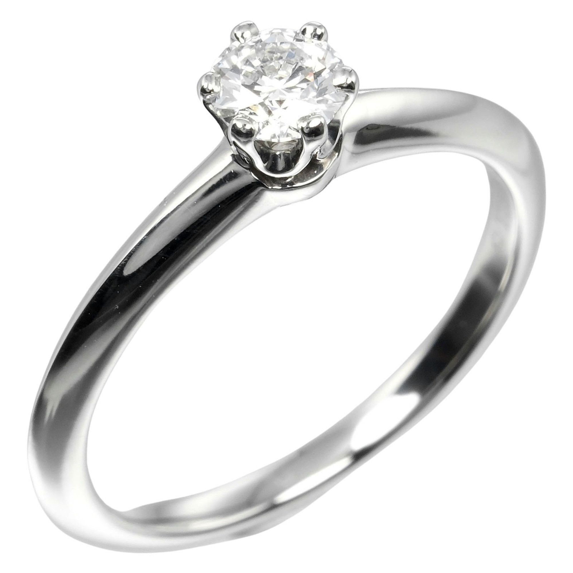 Tiffany & Co. Tiffany & Co. Solitaire Ring Size 8 0.26ct Pt950 Platinum Diamond Size ONE SIZE - 1 Thumbnail