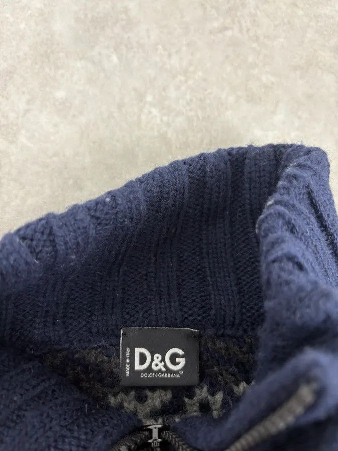 Dolce & Gabbana AW2006 Dolce & Gabbana Blue & Pink Buttoned Wool Sweater Size US M / EU 48-50 / 2 - 5 Thumbnail