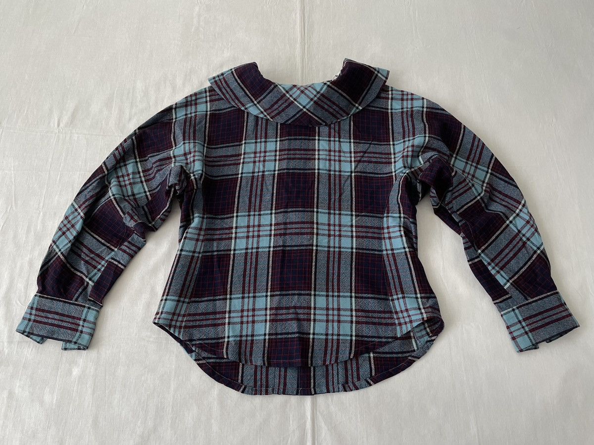 Issey Miyake IS Issey Miyake Sport Archival Clothing Wool Blouse Plaid Size S / US 4 / IT 40 - 15 Thumbnail