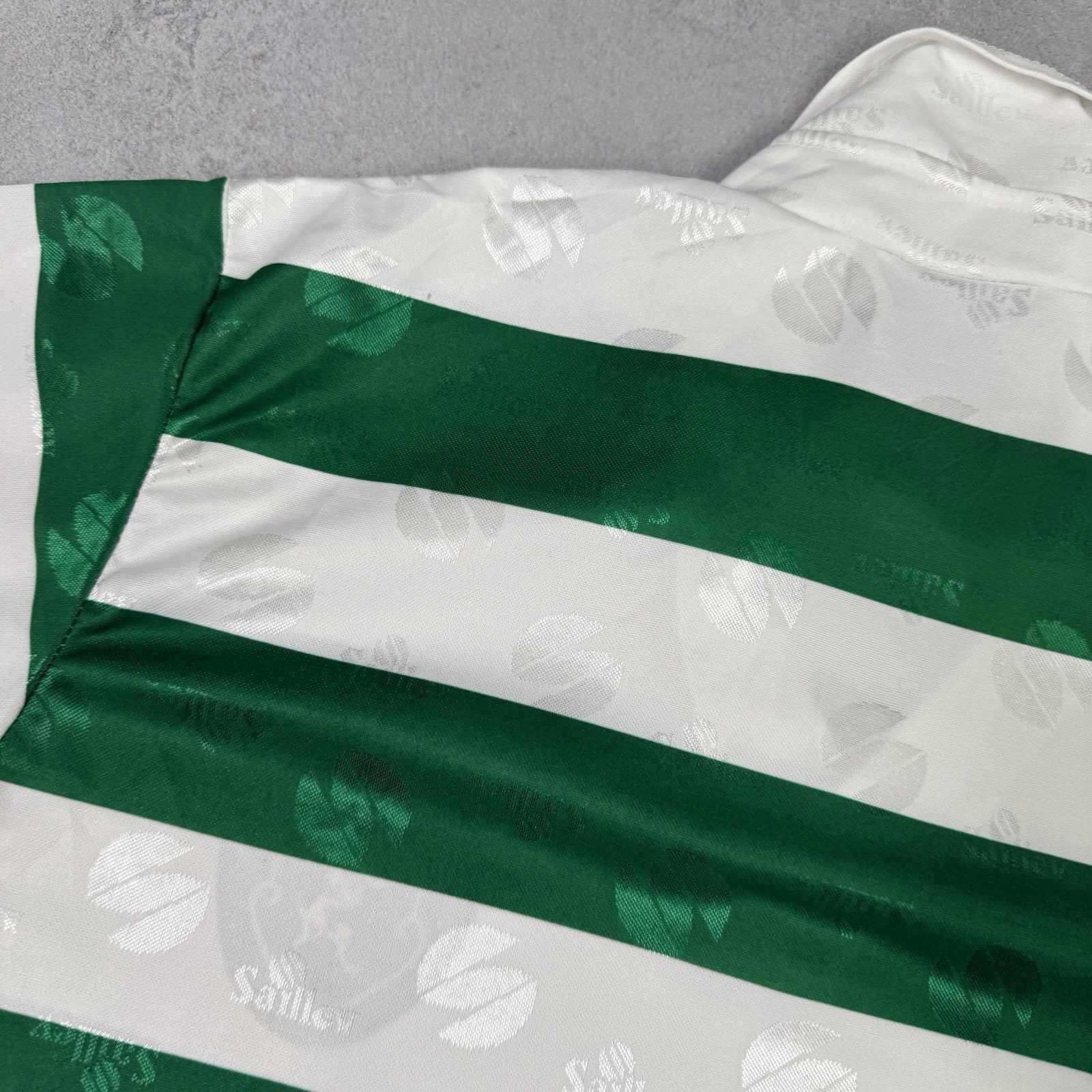 Vintage 1995-1996 Sporting Lisbon Saillev Home Soccer Jersey Size US XL / EU 56 / 4 - 16 Thumbnail
