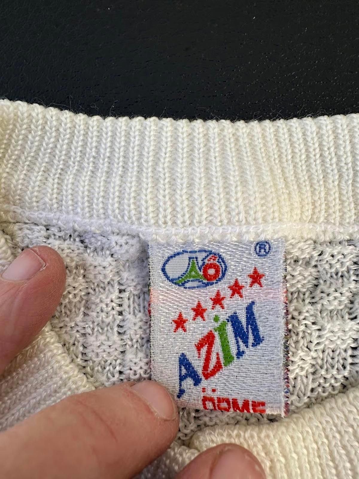 Other Vintage Made in Italy White Knit Henley Sweater Size US M / EU 48-50 / 2 - 3 Thumbnail