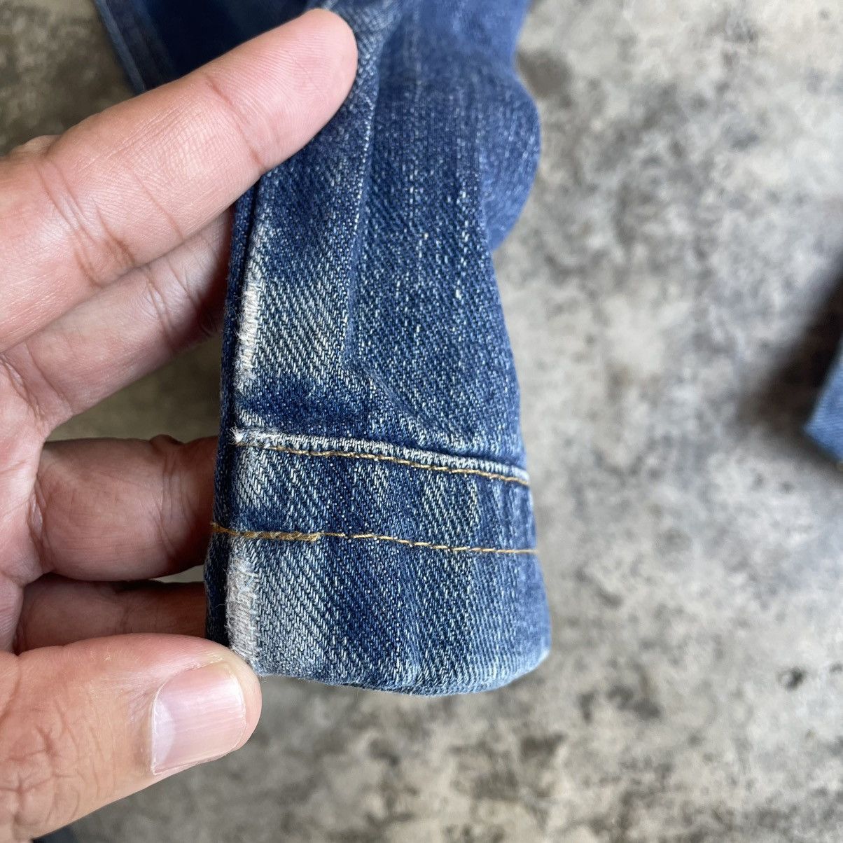 L.L. Bean 🔥Vintage L.L.Bean Carpenter Worker Distress Denim Jeans Size US 38 / EU 54 - 8 Thumbnail