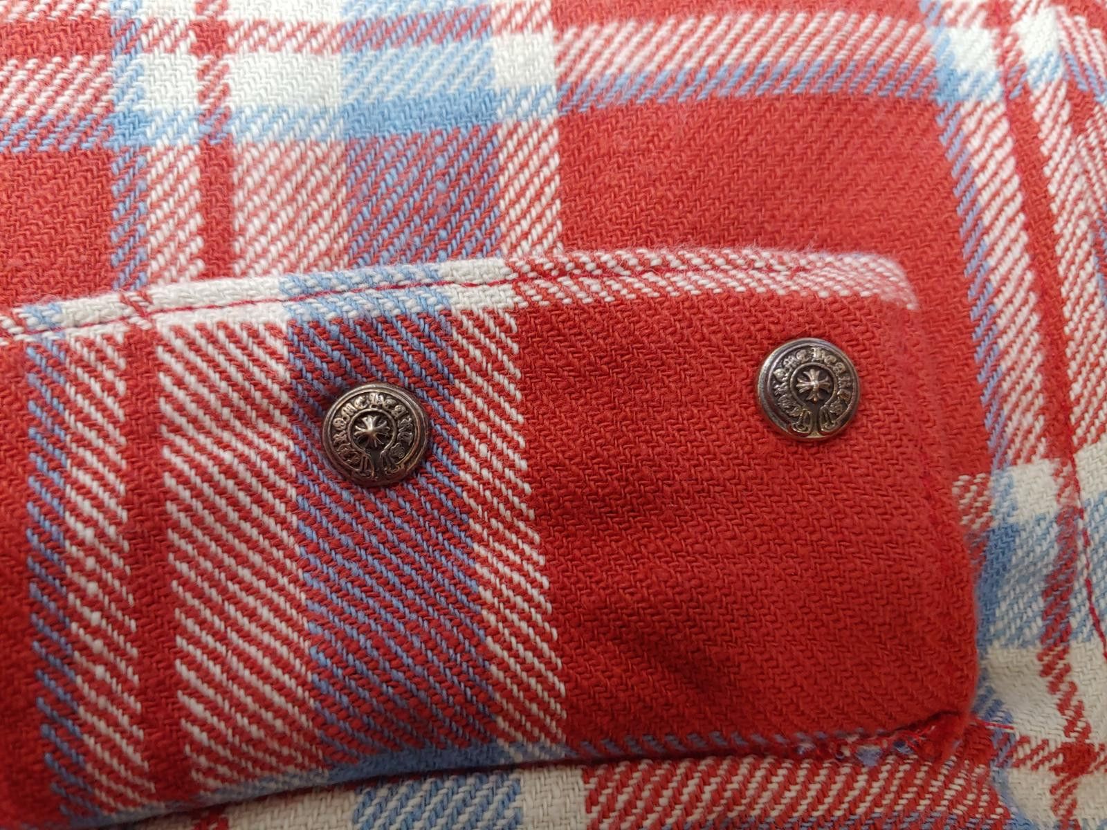 Chrome Hearts Chrome Hearts Padded Flannel Shirt Size ONE SIZE - 9 Thumbnail