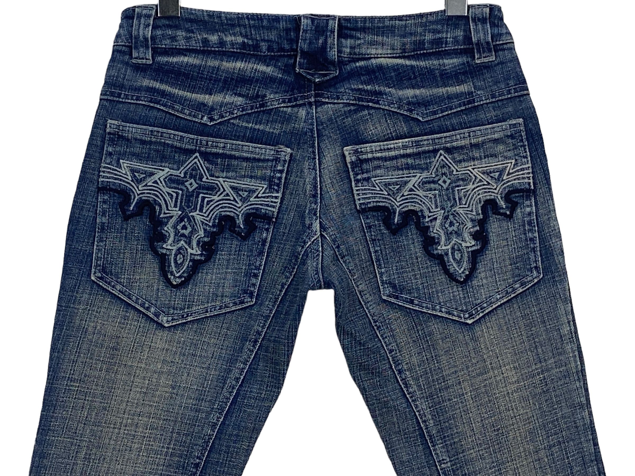 Japanese Brand Sky Bomber Flare Jeans Size US 26 / EU 42 - 6 Thumbnail