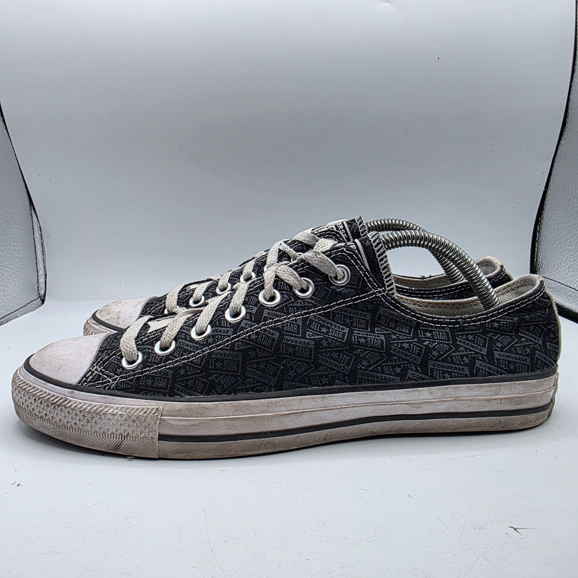 Converse Converse All Star Low Allover License Plate Prints Mens Size Size US 9 / EU 42 - 13 Thumbnail