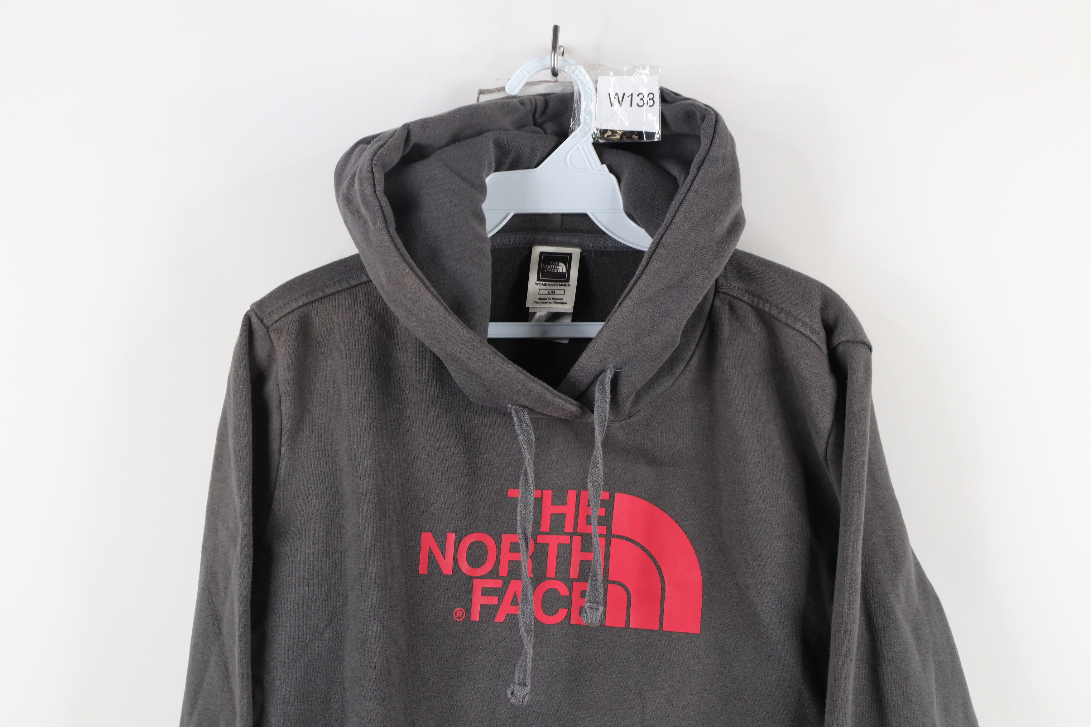 The North Face × Vintage Vintage The North Face Spell Out Big Logo Hoodie Sweatshirt Size L / US 10 / IT 46 - 2 Thumbnail