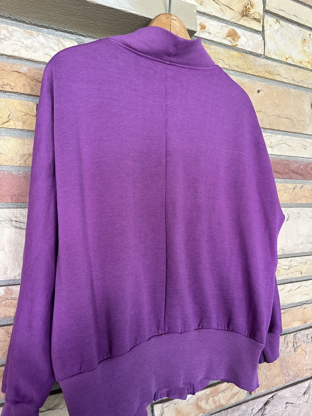Vintage Vintage 80s Purple Oversized Cardigan Sweater Size S / US 4 / IT 40 - 5 Thumbnail