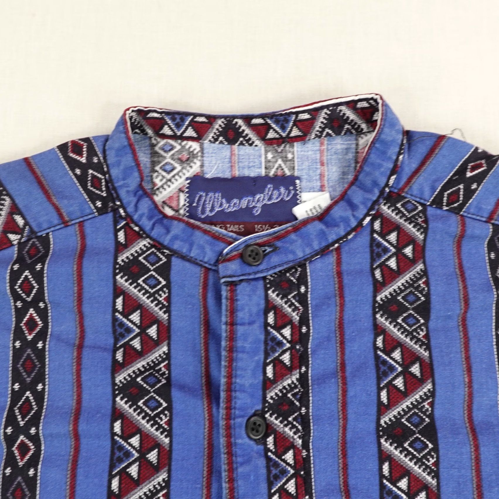 Wrangler VINTAGE Wrangler Shirt Mens Medium Western Aztec Cowboy Geometric 90s Cotton Casual Size US M / EU 48-50 / 2 - 2 Thumbnail