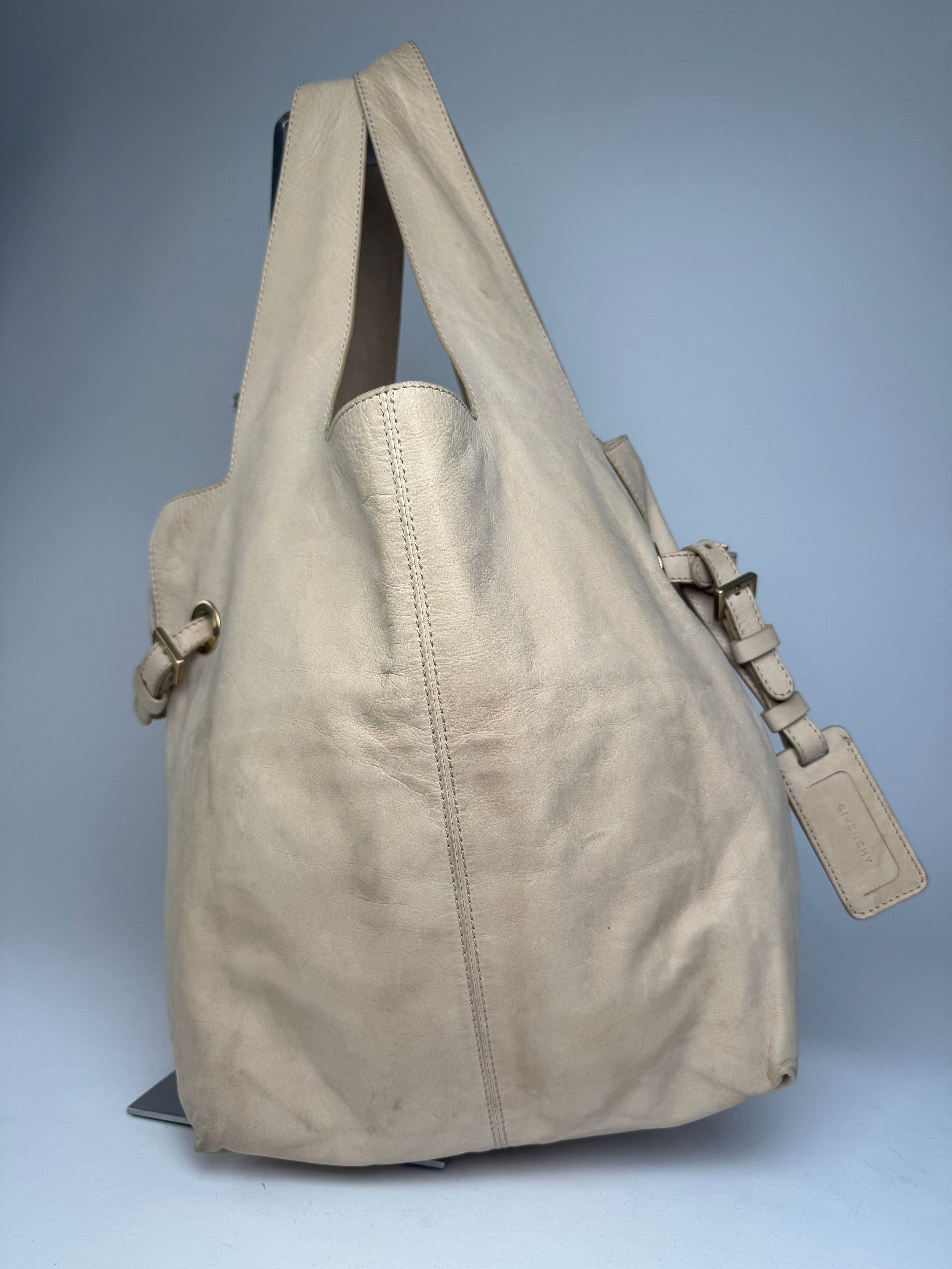 Givenchy Vintage Suede Leather Tote Bag beige Size ONE SIZE - 1 Thumbnail