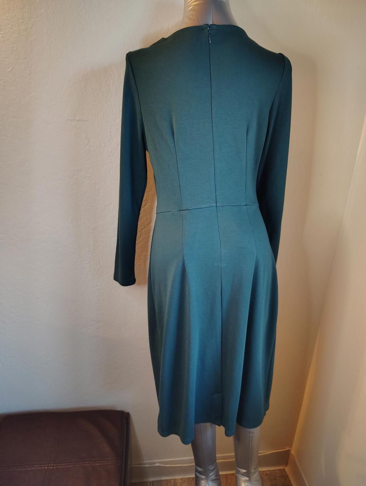 Old Navy Green Dress. Midi Long Sleeve. Stretch Size M Old Navy Size M / US 6-8 / IT 42-44 - 2 Thumbnail