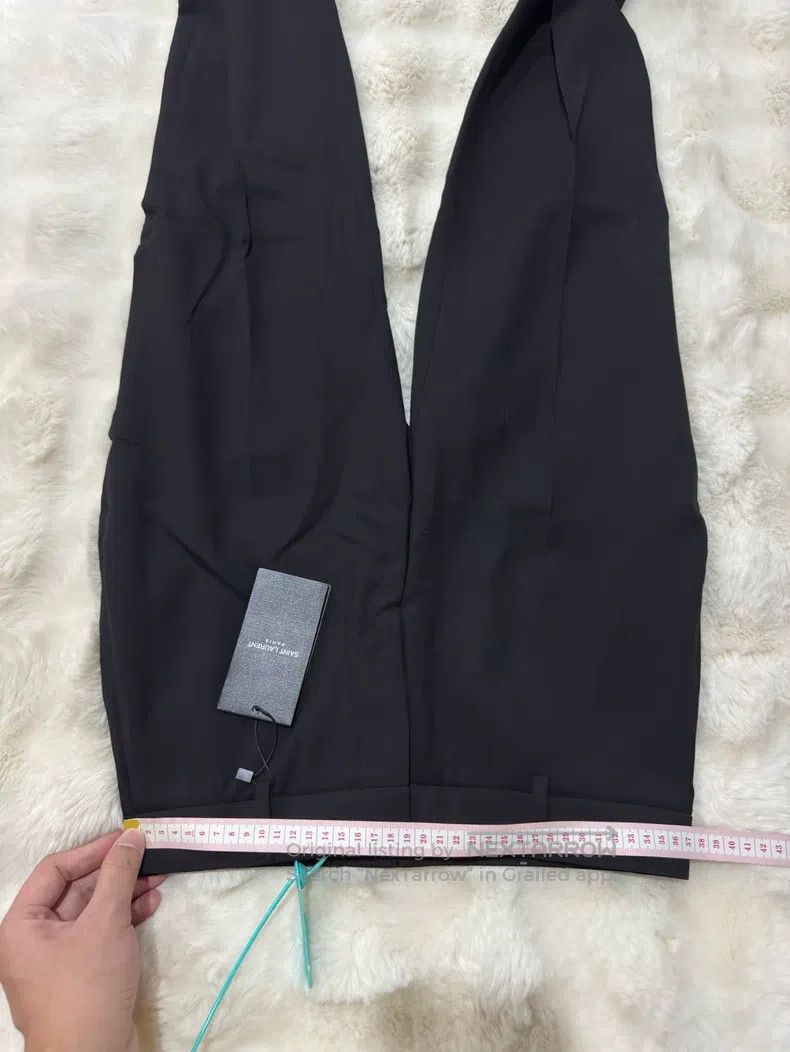 Saint Laurent Paris Saint Laurent Paris Tapered Trousers Size 34" / US 12 / IT 48 - 5 Thumbnail