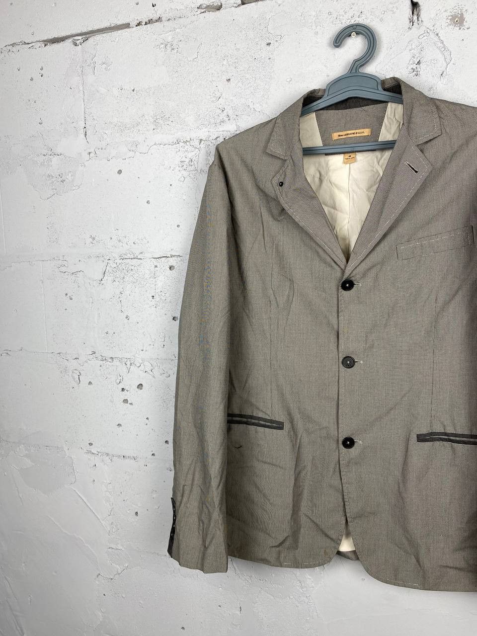 John Varvatos John Varvatos USA Check Cotton Light Blazer Jacket Size US L / EU 52-54 / 3 - 1 Thumbnail