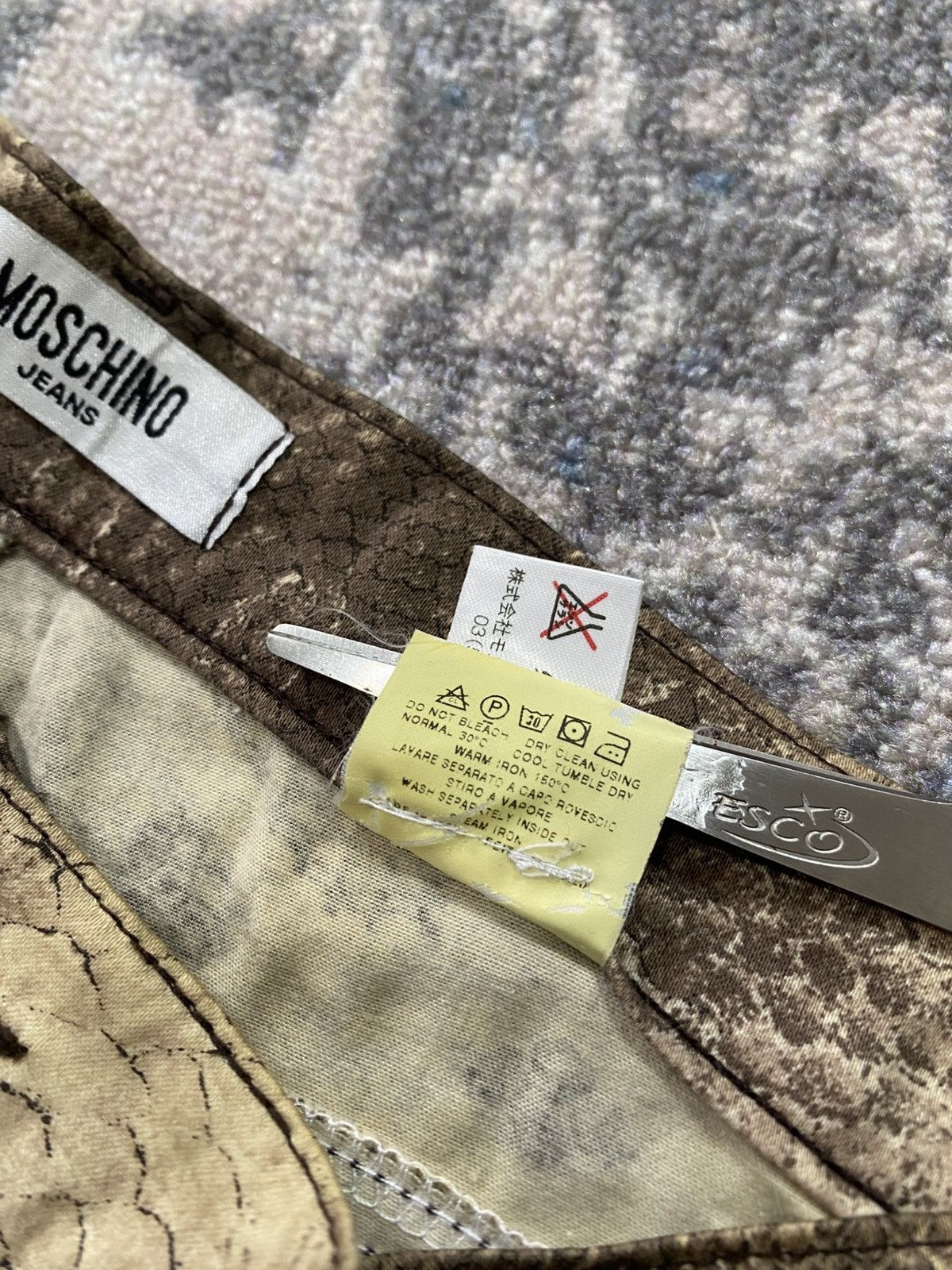 Moschino Moschino bot cut snake skin Size US 28 / EU 44 - 10 Thumbnail