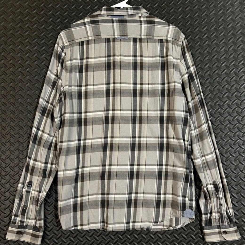 Buffalo London Buffalo David Bitton Shirt Men L Gray Black Plaid Flannel Button Up Long Sleeve Size US L / EU 52-54 / 3 - 2 Thumbnail