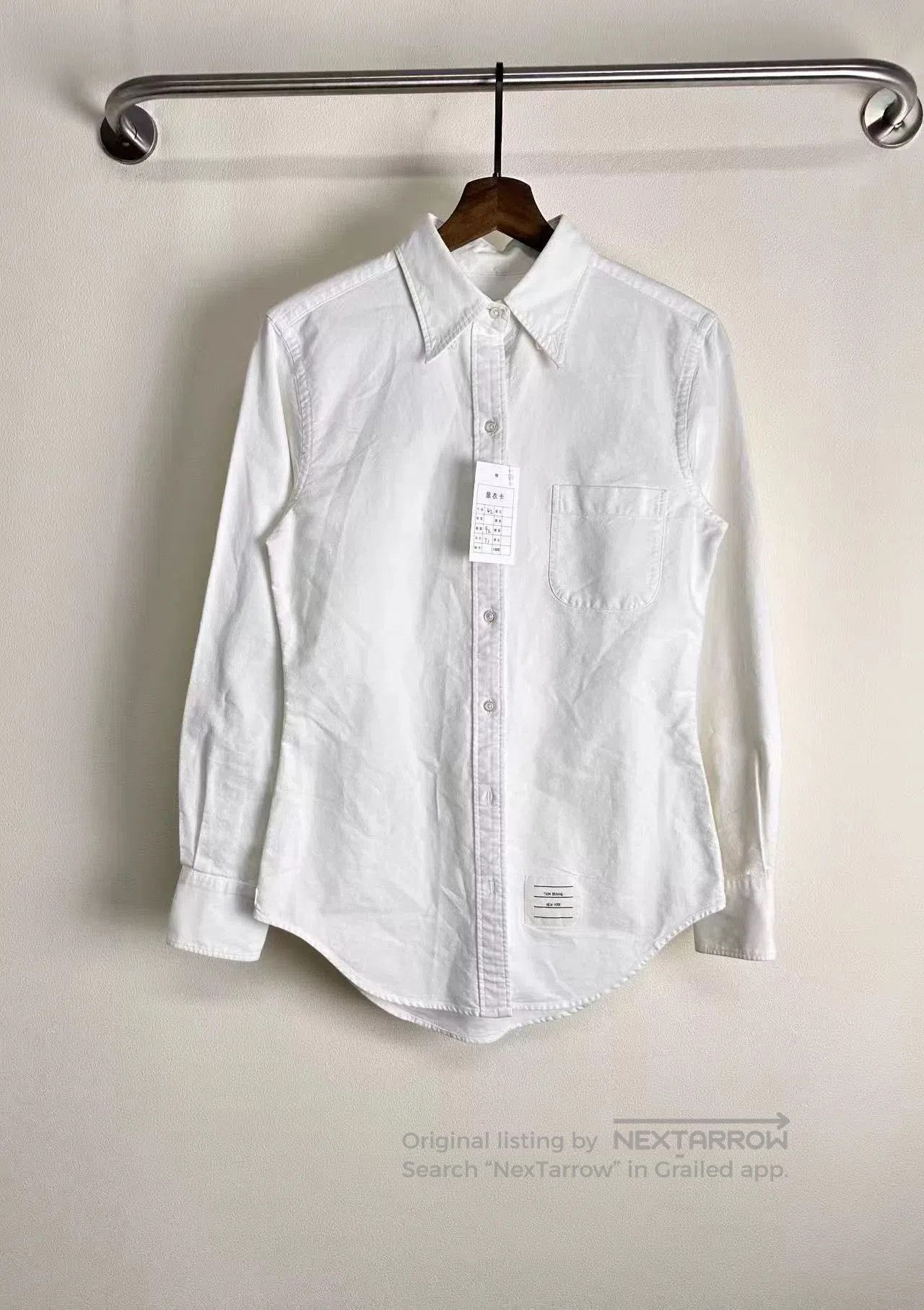 Thom Browne Thom Browne Classic Stripe White Shirt. Size US XS / EU 42 / 0 - 1 Thumbnail