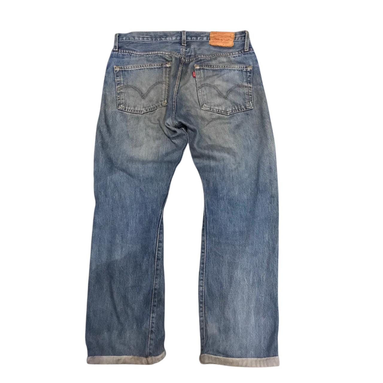 Levi's Vintage Levis 501 denim blue jeans Full Ripped off Size 34 Size US 34 / EU 50 - 1 Thumbnail