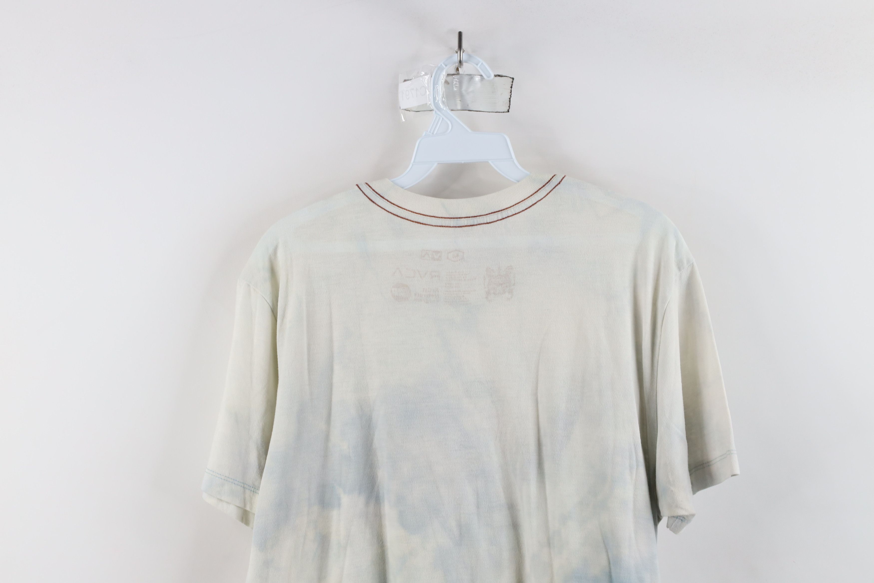 RVCA × Vintage RVCA Ruca Skateboarding Spell Acid Wash Flower Knit T-Shirt Size US M / EU 48-50 / 2 - 9 Thumbnail