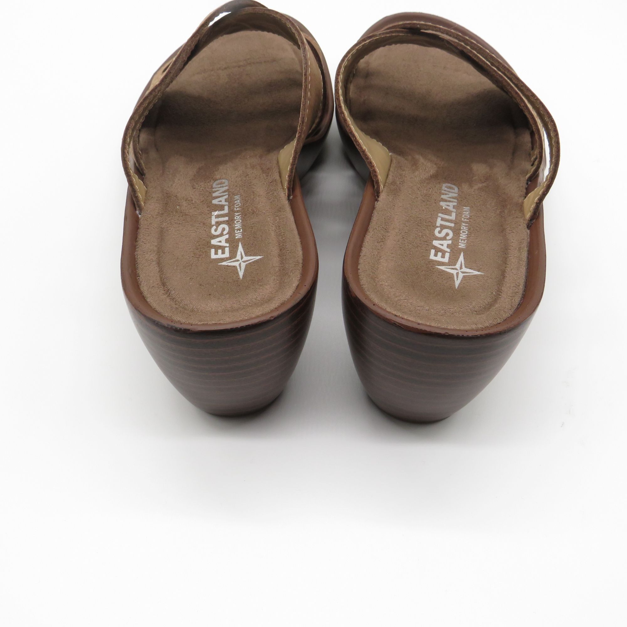 Eastland Eastland Women's Brown Poppy Wedge Sandals Slip-On Size 6 Me Size US 6 / IT 36 - 5 Thumbnail