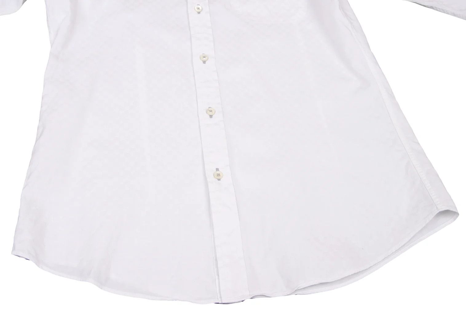 Burberry Checkered Jacquard Button-Down Shirt in White, Size 38 Size US S / EU 44-46 / 1 - 9 Thumbnail