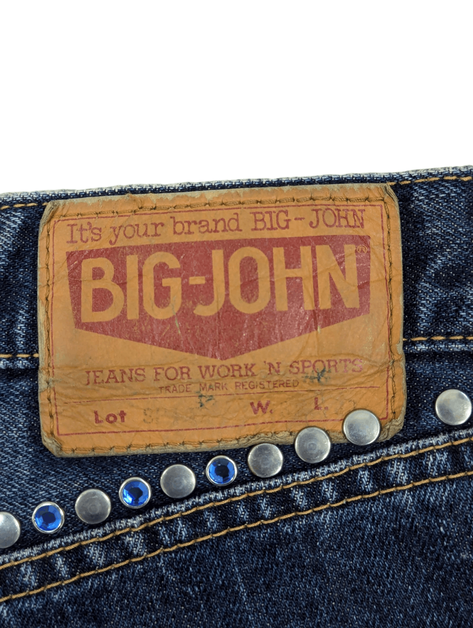 Big John Big John Flare Jeans Studded Flame Denim Size US 32 / EU 48 - 17 Thumbnail