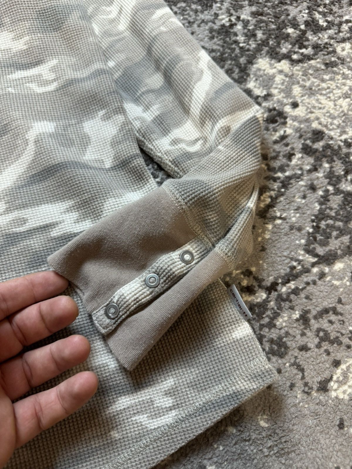 Carhartt × Japanese Brand × Vintage Vintage Y2K Carhartt Wip Camo Opium Carti Style Long Sleeve Size US M / EU 48-50 / 2 - 5 Thumbnail