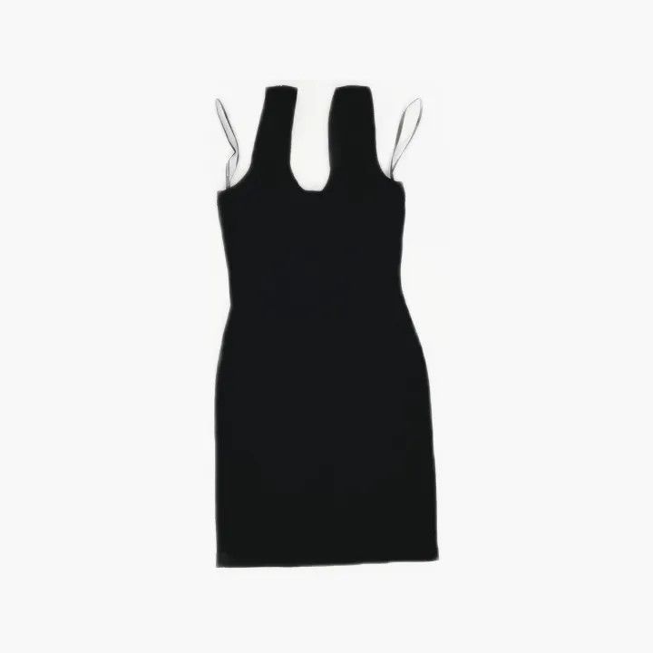 Alexander Wang Alexander Wang Minimalist Black U-Neck Dress - Size S / US 4 / IT 40 - 1 Thumbnail