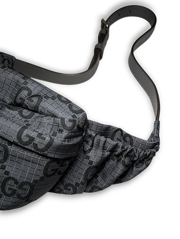Gucci Grey Gucci GG Nylon Ripstop Belt Bag 767934 Size ONE SIZE - 3 Thumbnail