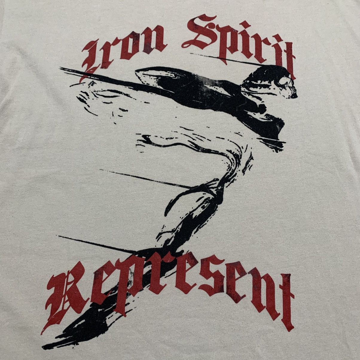 Represent Clo. Represent Small Iron Spirit Vintage White Tee Size US S / EU 44-46 / 1 - 3 Thumbnail