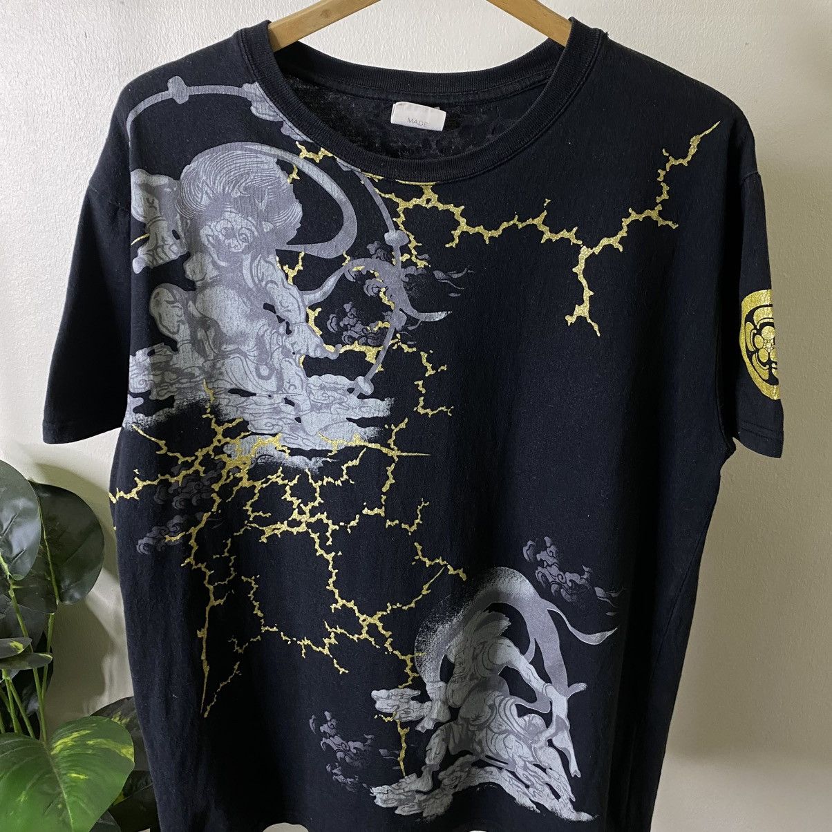 Japanese Brand CureAll Japanese Motive Karakuri Tamashii Ed Hardy Style Tee Size US L / EU 52-54 / 3 - 2 Thumbnail