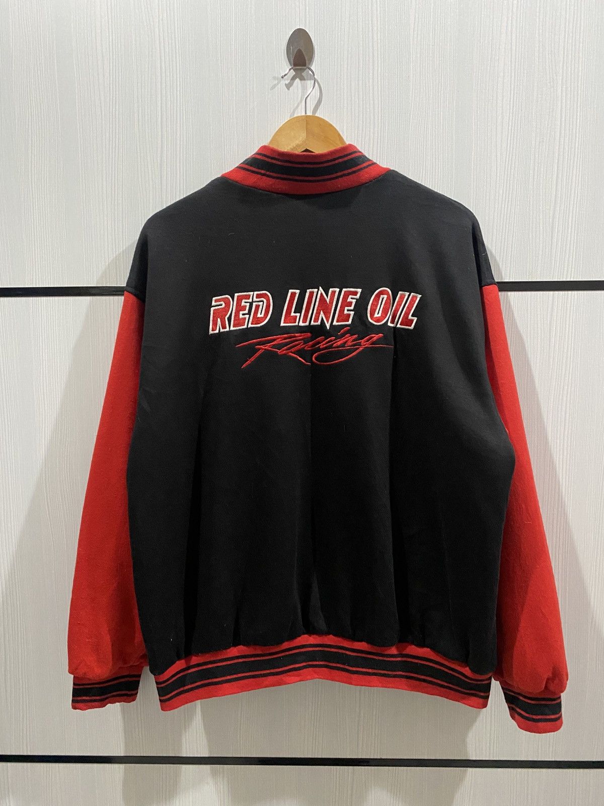 Other Vintage Red Line Oil Racing Varsity Jacket Size US XL / EU 56 / 4 - 1 Thumbnail