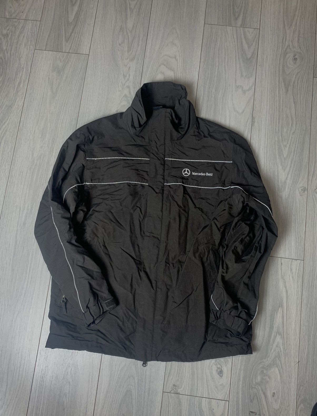 Mercedes-Benz × Vintage Vintage Mercedes Benz Jacket Nylon Size US L / EU 52-54 / 3 - 8 Thumbnail