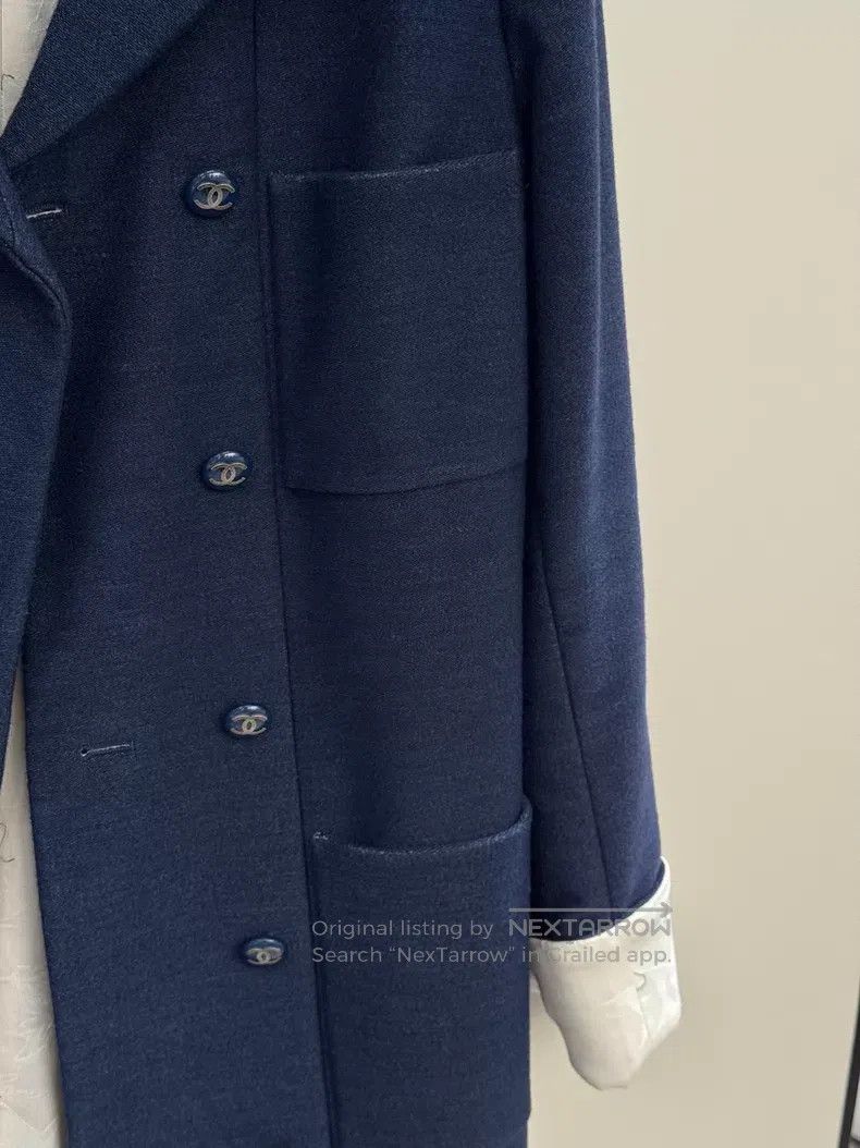 Chanel Chanel Denim blue windbreaker double-breasted Size XXS / US 00 / IT 34 - 4 Thumbnail