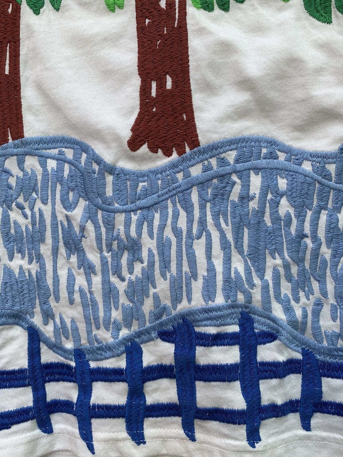Issey Miyake Tsumori Chisato x Niko and… Embroidered View Print T Shirt Size XL / US 12-14 / IT 48-50 - 10 Thumbnail
