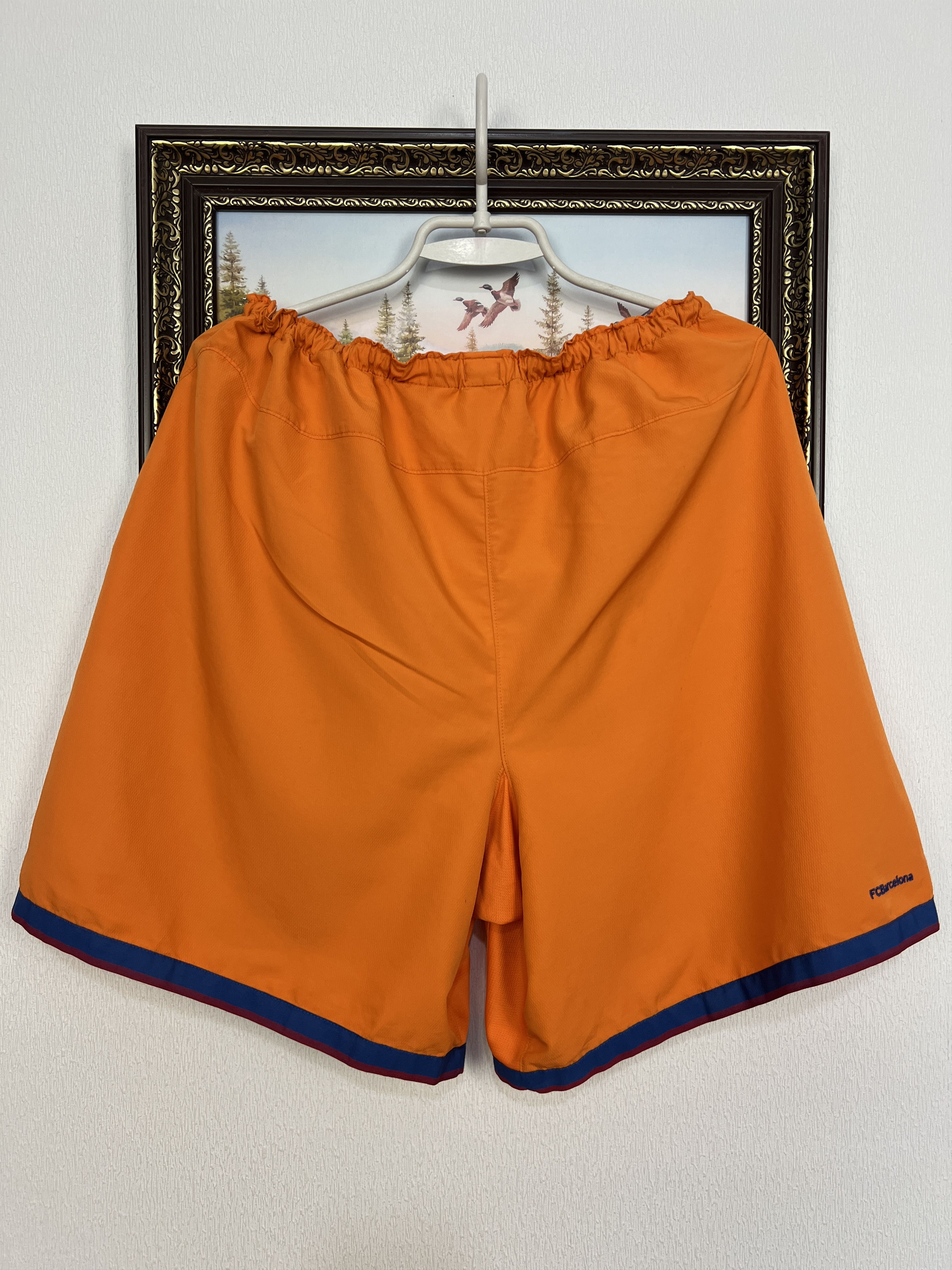 Nike Vintage Nike FC Barcelona Football Shorts Soccer Track Rare Size US 36 / EU 52 - 11 Thumbnail
