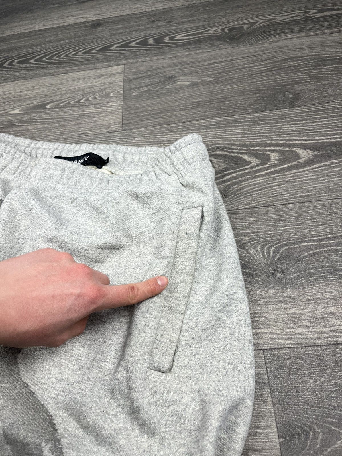 Misbhv MISBHV Big Logo Baggy Grey Sweatpants Pants Y2K like Supreme Size US 34 / EU 50 - 8 Thumbnail