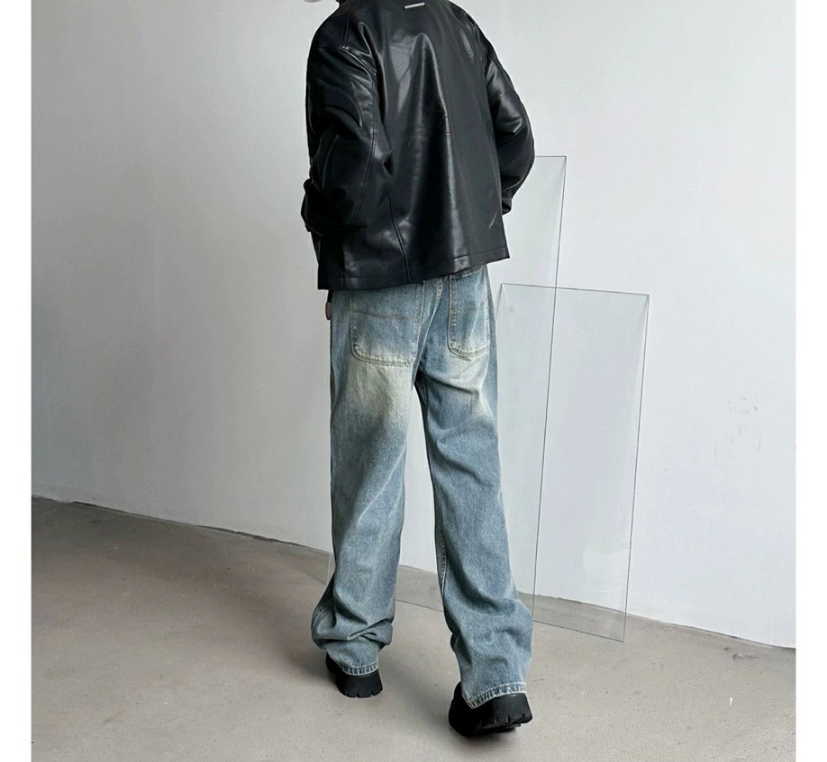 Jean × Vintage loose baggy washed faded y2k hiphop jeans Size US 28 / EU 44 - 4 Thumbnail