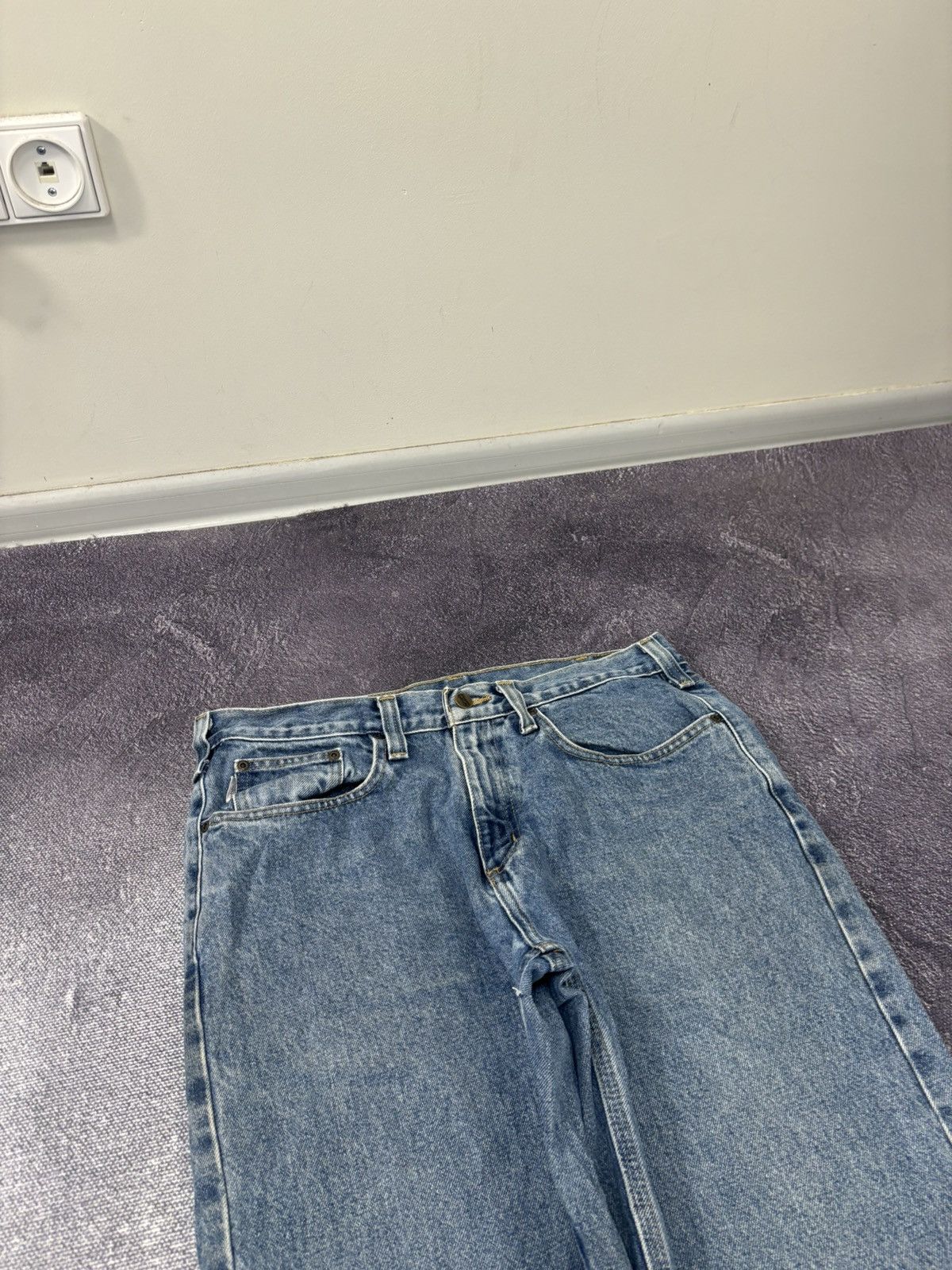 Carhartt Vintage Carhartt Y2K Relaxed Fit American Work Denim Jeans Size US 33 - 12 Thumbnail