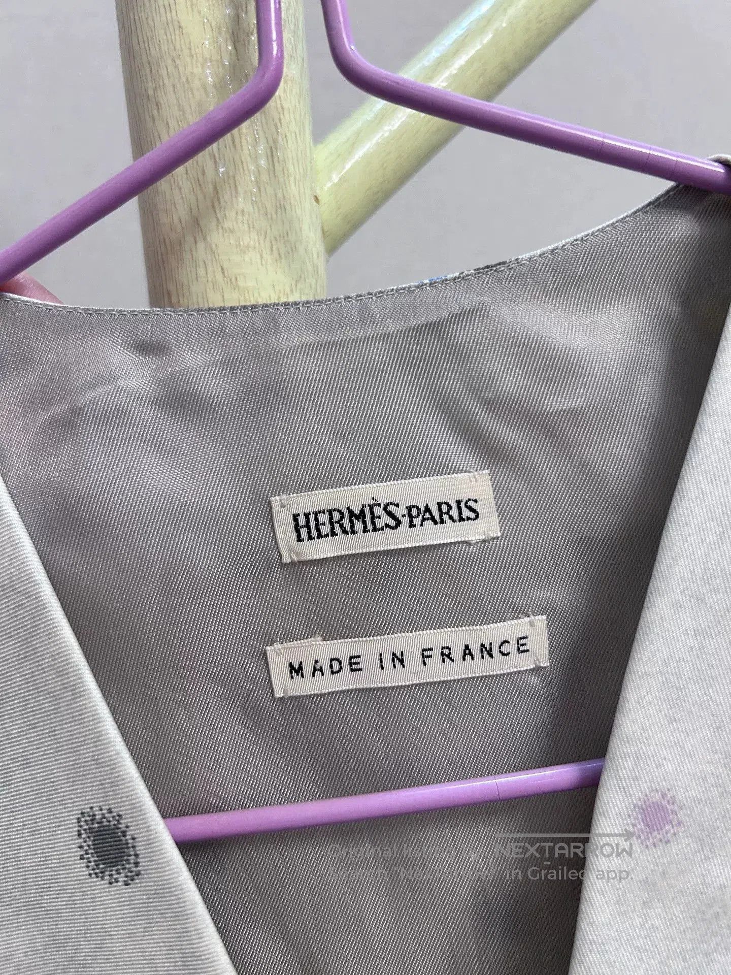 Hermes hermès vintage silk vest with polka dots. Size US M / EU 48-50 / 2 - 4 Thumbnail