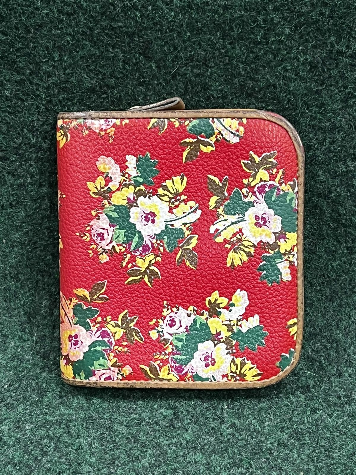 Kenzo Vintage Kenzo Floral Pattern Zip Around Wallet Size ONE SIZE - 1 Thumbnail