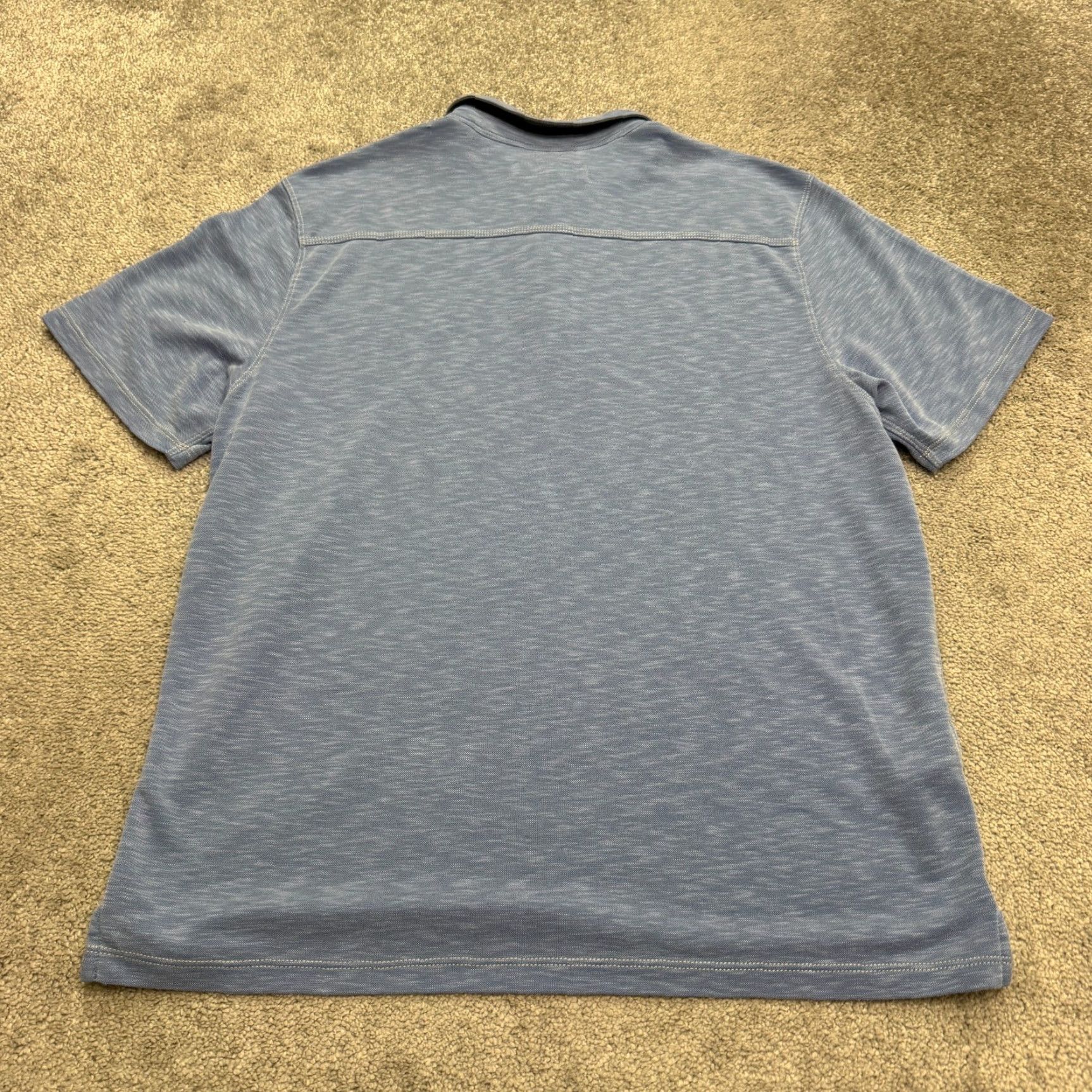 Tommy Bahama Tommy Bahama Polo Shirt Mens Large Blue Short Sleeve Golf Classic Modal Blend Shirt Size US L / EU 52-54 / 3 - 2 Thumbnail