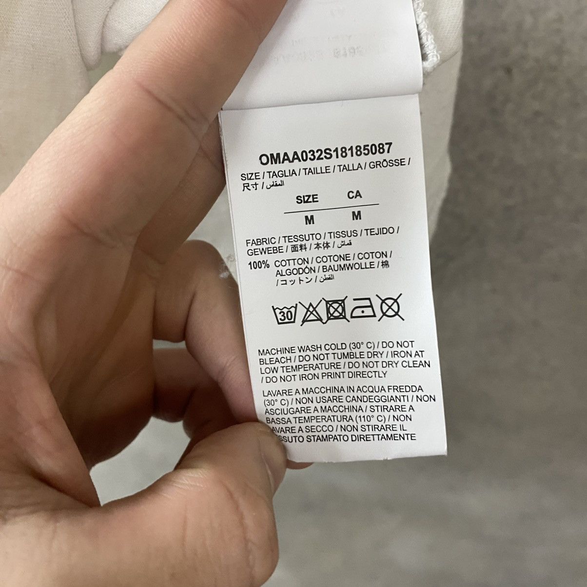 Off-White Off White Temperature T-Shirt White Big Logo Size US M / EU 48-50 / 2 - 13 Thumbnail