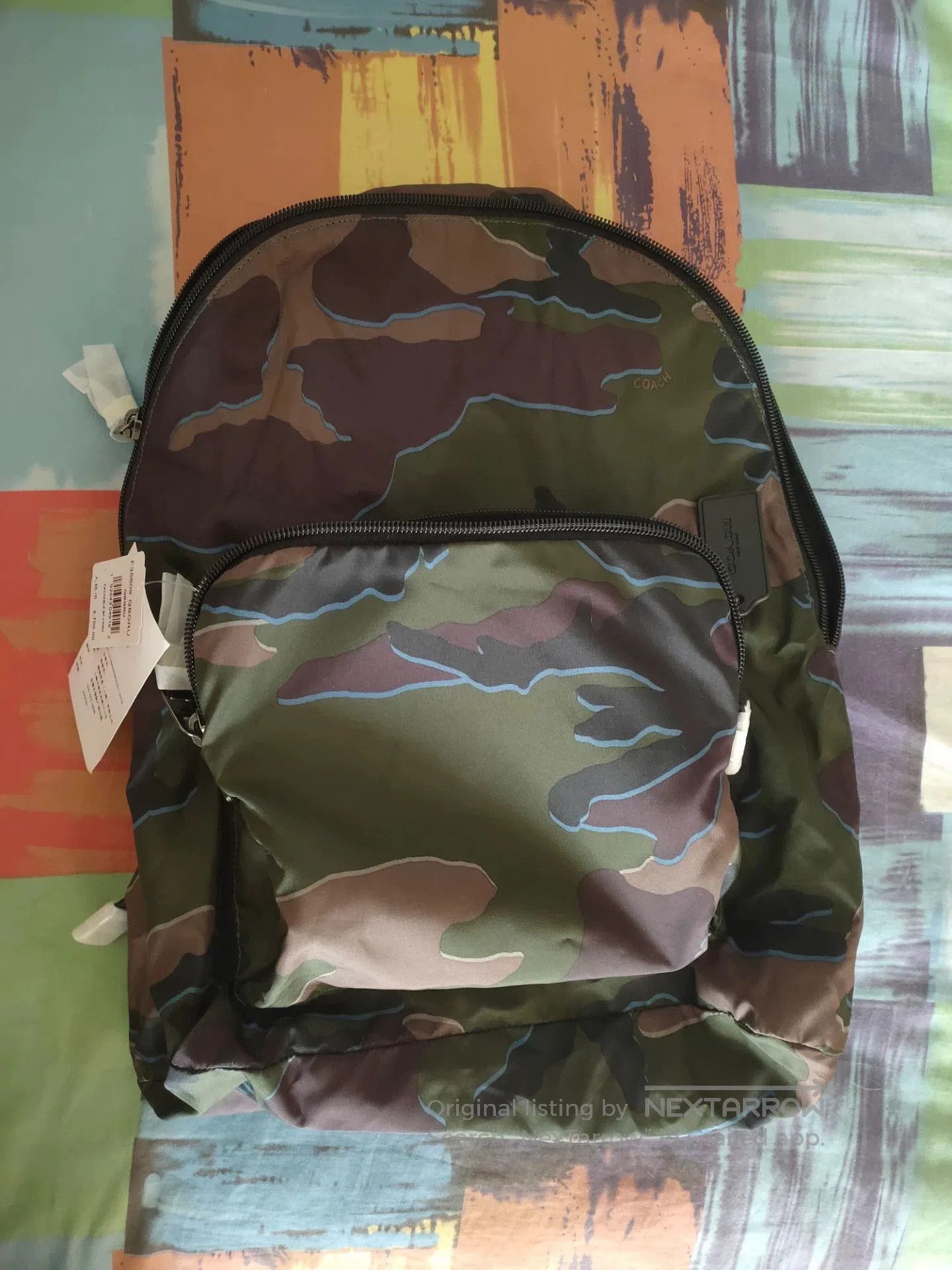 Coach COACH Camo Lightweight Casual Backpack. Size ONE SIZE - 3 Thumbnail