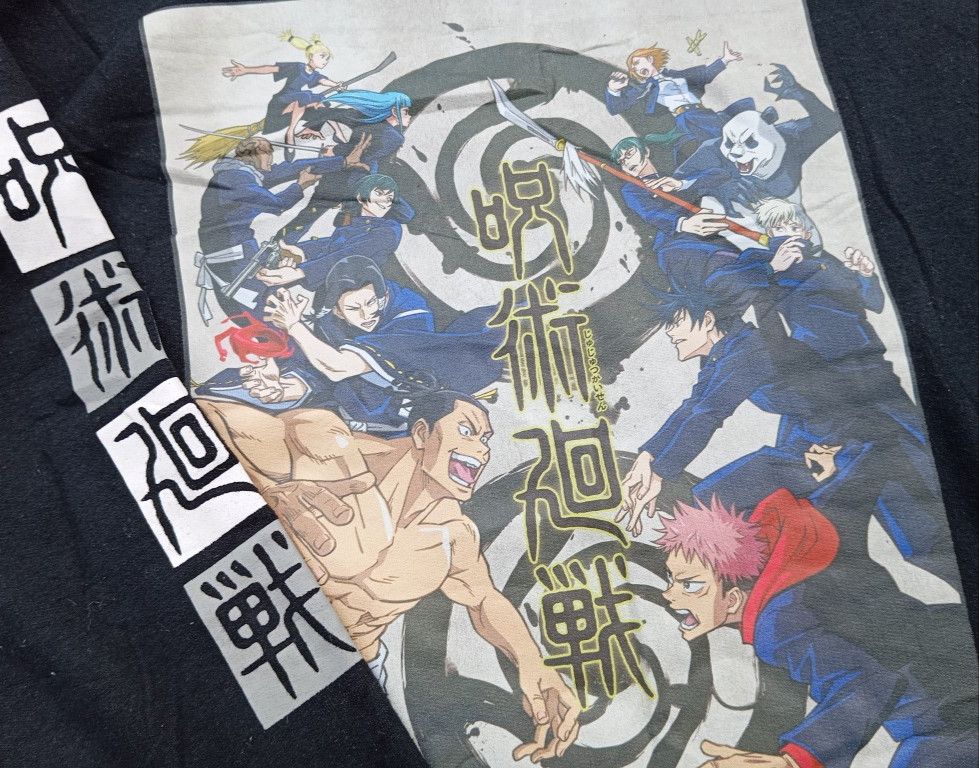 Japanese Brand Jujutsu Kaisen Anime 💥 Tshirt?? Sweatshirt? 🤔 Size US L / EU 52-54 / 3 - 1 Thumbnail