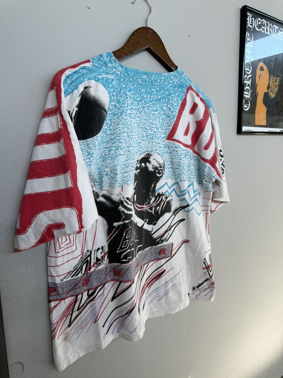 Other Vintage 90s AOP Michael Jordan Single Stitch Size US L / EU 52-54 / 3 - 8 Thumbnail