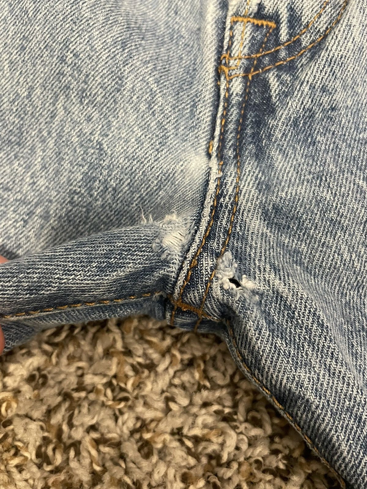 Designer × Levi's Levis 501xx 34x34 Button Fly Jeans Size US 34 / EU 50 - 9 Thumbnail
