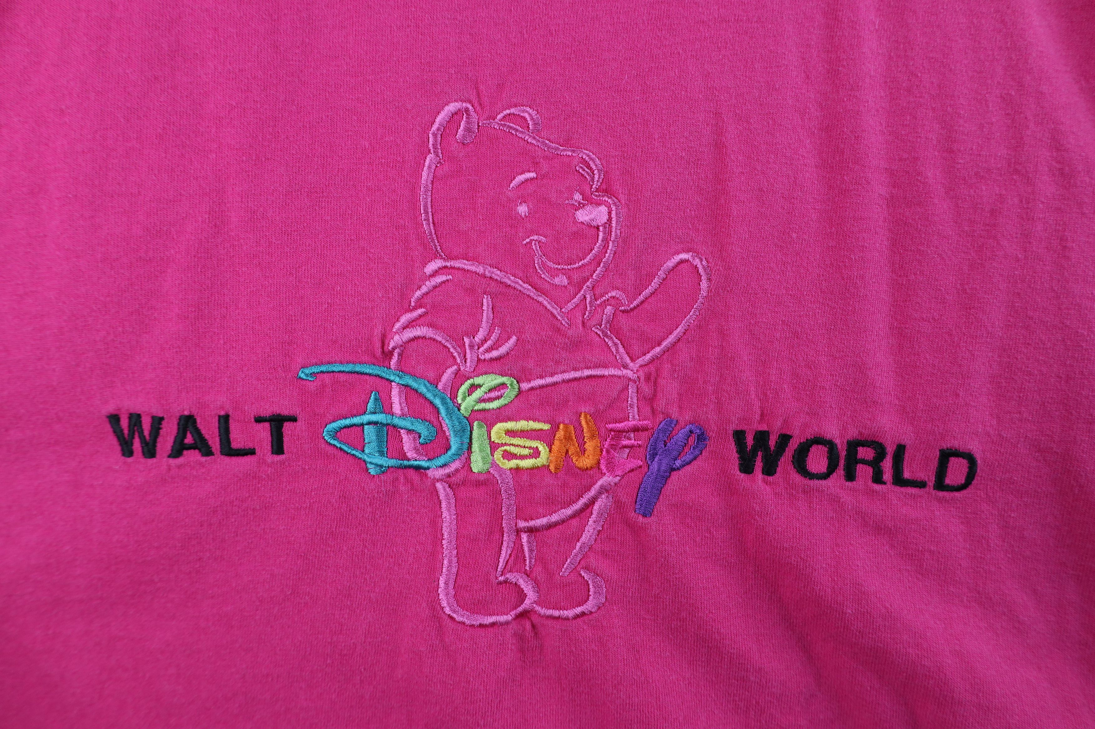 Disney Vintage 90s Disney Rainbow Winnie the Pooh T-Shirt Size L / US 10 / IT 46 - 4 Thumbnail