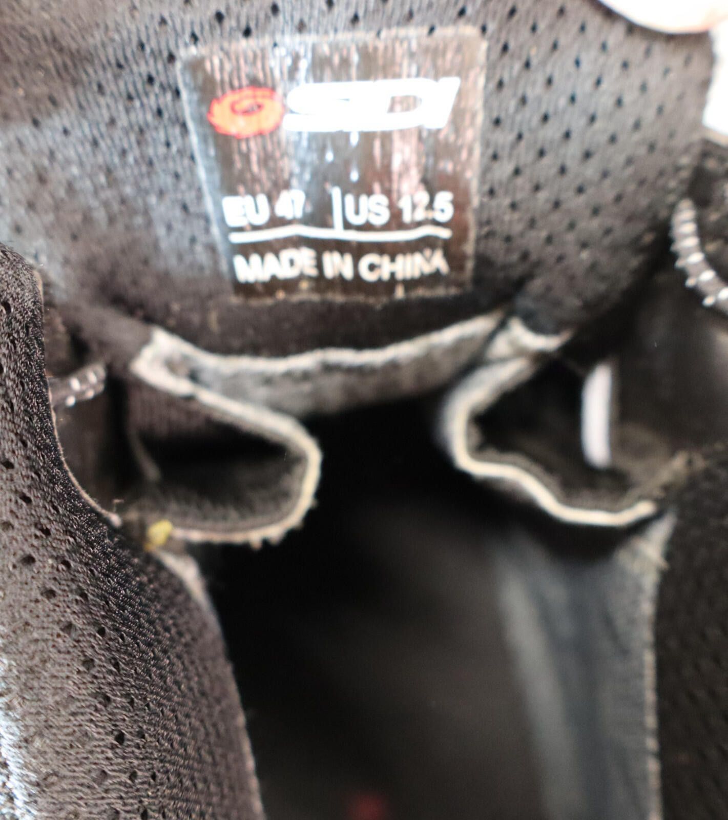 Sidi Sidi Doha Motorcycle Riding Black Suede Ankle Boots Men 12.5 Size ONE SIZE - 10 Thumbnail