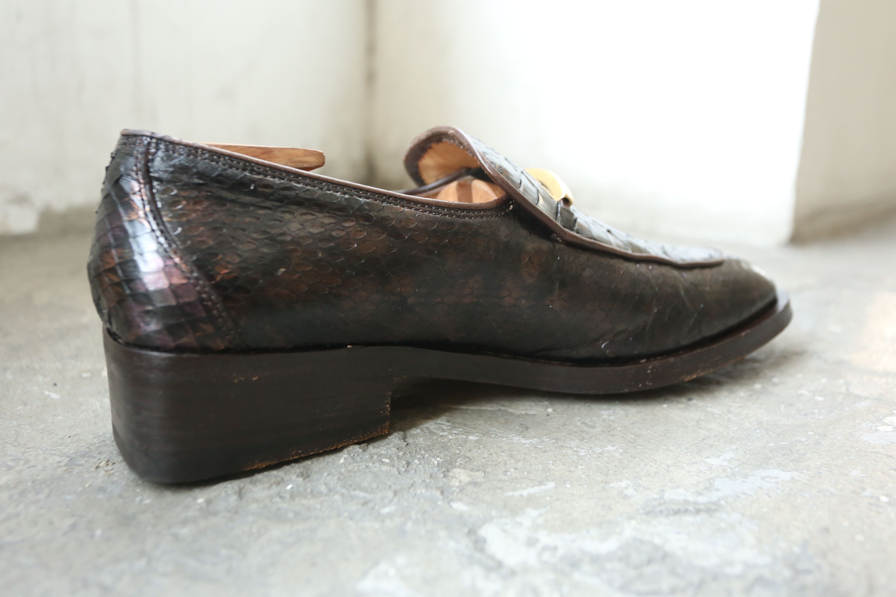 Gucci Gucci - Tom Ford - S/S 97 - Pythonskin Loafers Size US 9.5 / EU 42-43 - 13 Thumbnail