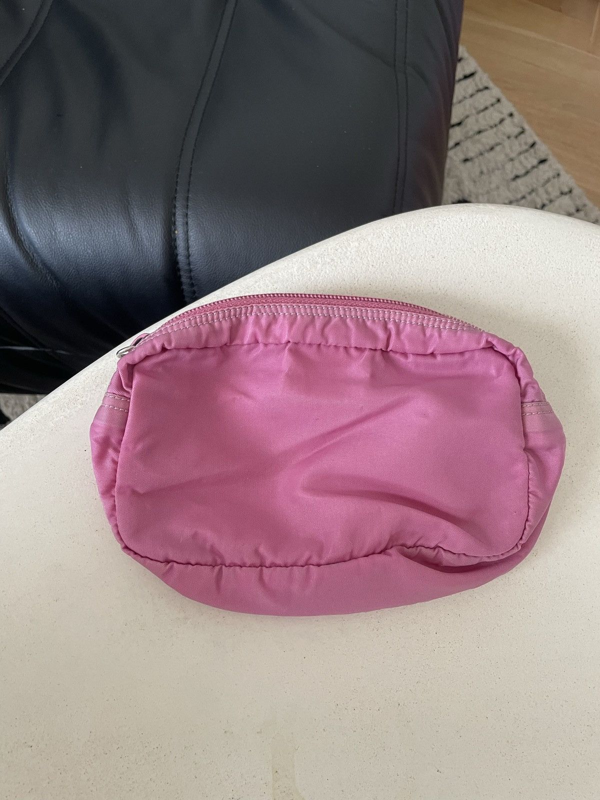 Prada Prada Vintage pink pouch mini clutch toiletry bag Designer Size ONE SIZE - 2 Thumbnail