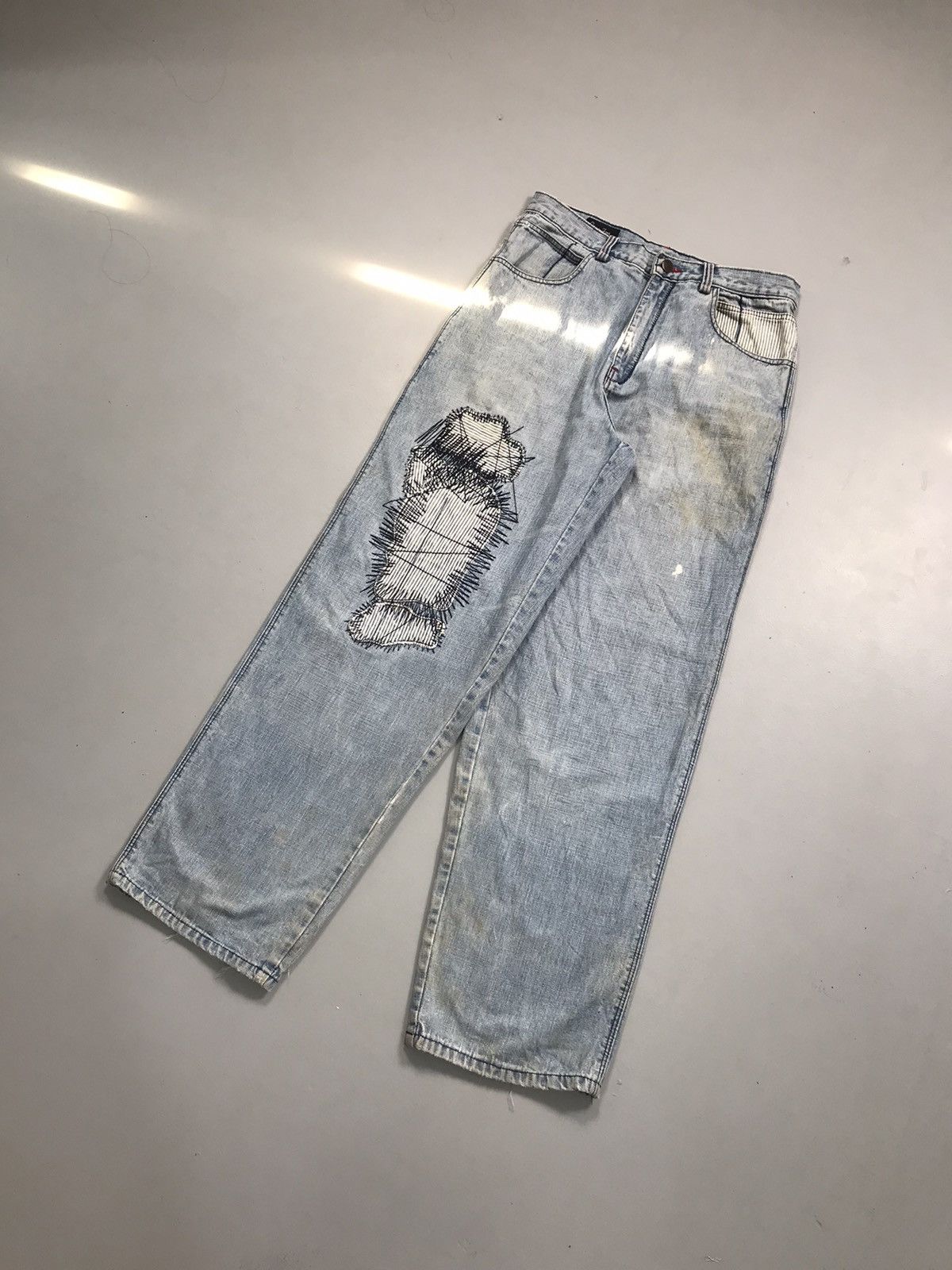 Southpole Vintage Y2K rework denim Size US 34 / EU 50 - 3 Thumbnail